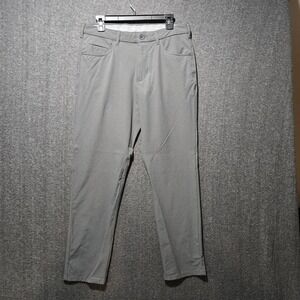 Tommy Bahama Chip Shot Pants Men's 32x30 Gray Island Zone 5 Pocket Golf Stretch